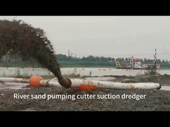 28 Ton Kapal Dredger 80m3 Jam 24 Meter Mesin Dredging Pasir